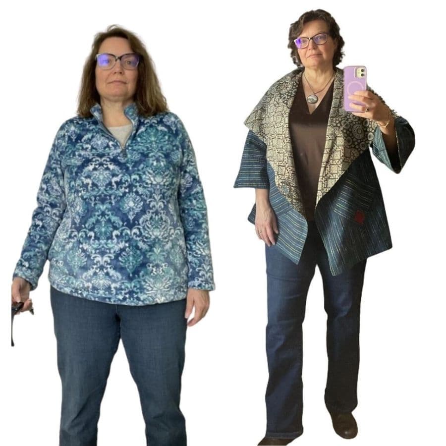 Jill before and after