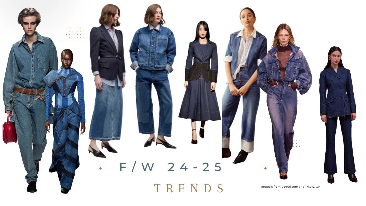 Fall Winter 24 25 trends Denim