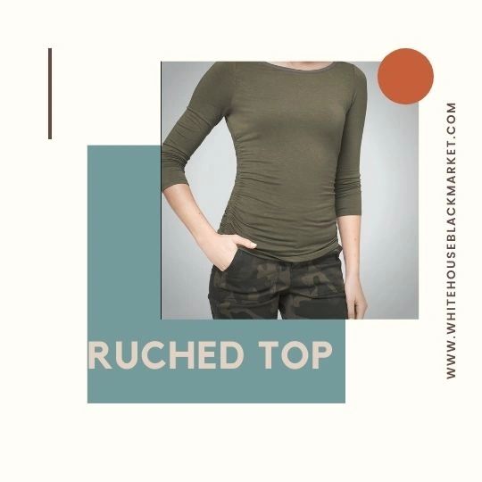 RUCHED TOP BY WHBM