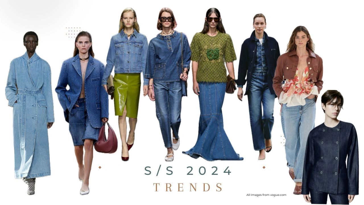 Spring trends 2024 Denim