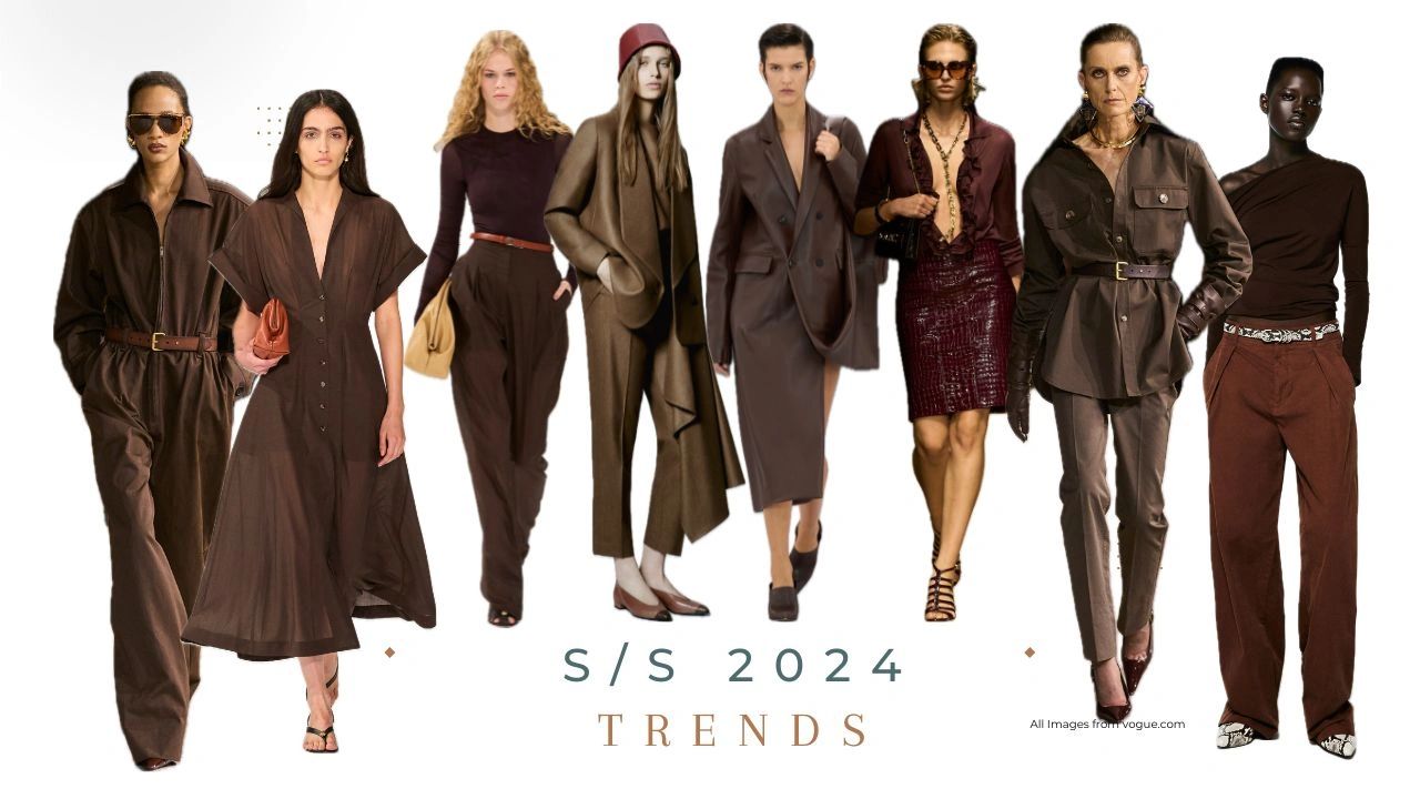 Spring trends 2024 chocolate brown