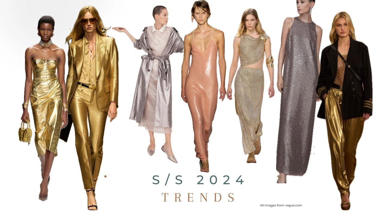 Spring trends 2024 metallics